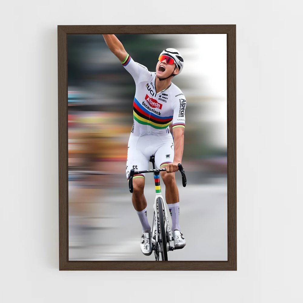 Poster La Victoire de Mathieu – affiche Cyclisme (vue 5)
